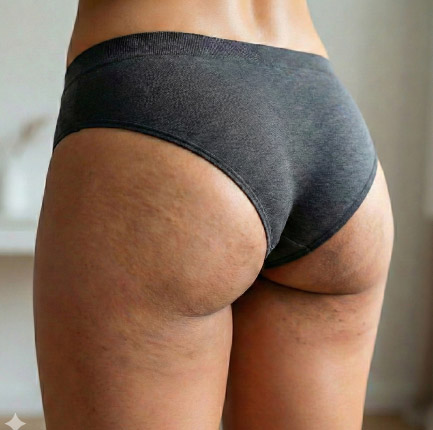 お尻の黒ずみ尻